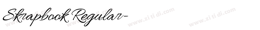 Skrapbook Regular字体转换 Skrapbook Regular字体转换